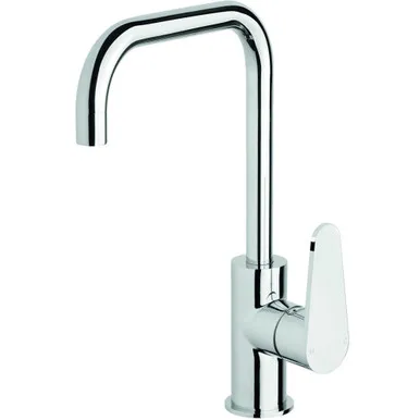 Alor Squareline Sink Mixer 160mm Spout 4Star | Made From Brass In Chrome Finish By Raymor