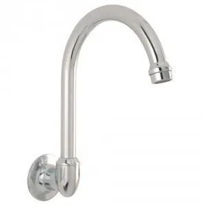 Armada Bath Wall Spout Gooseneck Swivel 4Star | Made From Brass In Chrome Finish By Raymor