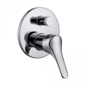 Armada Bath/Shower Mixer With Diverter | Made From Brass In Chrome Finish By Raymor