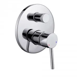 Projix Mk2 Bath/Shower Mixer Pin Lever With Diverter | Made From Brass In Chrome Finish By Raymor