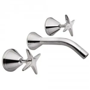 Atlanta Bath Set | Made From Brass In Chrome Finish By Raymor