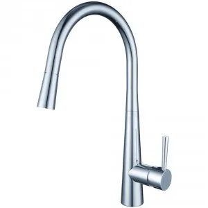 Madison Sink Mixer With Pullout | Made From Nylon/Brass In Chrome Finish By Raymor