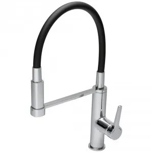 Delta Sink Mixer With Detachable Flexible Hose | Made From Nylon/Brass In Chrome Finish By Raymor