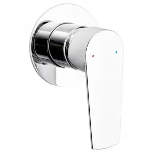Alpha Bath/Shower Mixer | Made From Brass In Chrome Finish By Raymor