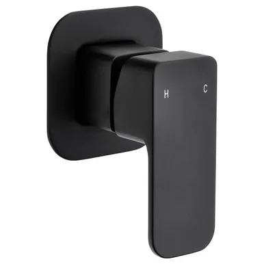 Sigma Bath/Shower Mixer Matte | Made From Brass In Black By Raymor