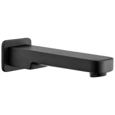 Sigma Bath Or Basin Wall Spout 160mm Spout Matte 4Star | Made From Brass In Black By Raymor