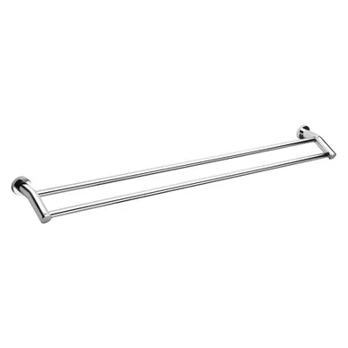 Projix Double Towel Rail 930mm | Made From Zinc In Chrome Finish By Raymor