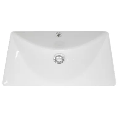 Projix Under Counter Basin Rectangle 530mm X 350mm | Made From Vitreous China In White By Raymor