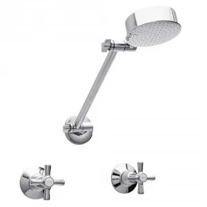 Armada Shower Set 3Star | Made From Brass In Chrome Finish By Raymor