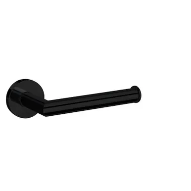 Boston II Toilet Roll Holder | Made From Brass In Black By Raymor