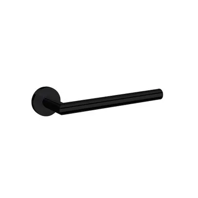 Boston II Hand Towel Rail Matte | Made From Brass In Black By Raymor