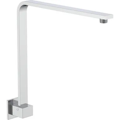Right Angle Sqaure Shower Arm Wall | Made From Brass In Chrome Finish By Raymor