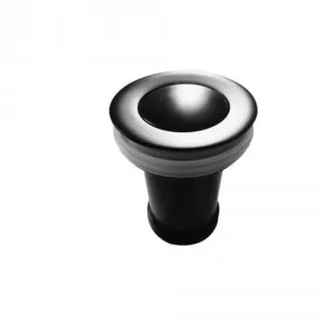 Basin Pop Up Plug & Waste 32mm/40mm With Hair Catcher In Black By Raymor