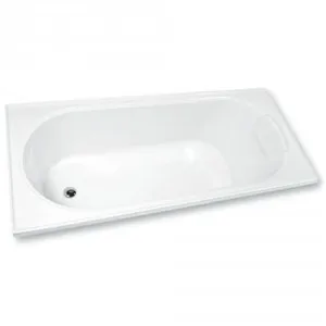 Aruba Rectangle Inset Bath 1520mm | Made From Acrylic In White By Raymor