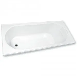 Aruba Rectangle Inset Bath 1665mm | Made From Acrylic In White By Raymor