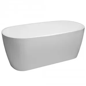 Alpha Freestanding Bath 1500mm | Made From Acrylic In White By Raymor