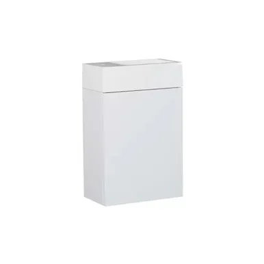 Austin Wall Hung Vanity With Overflow 1Th | Made From Marble In White By Raymor