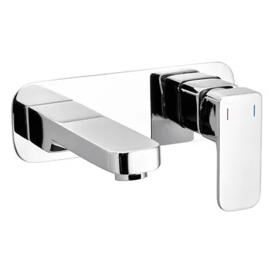 Sigma Wall Basin/Bath Mixer Set 160mm Spout 4Star | Made From Brass In Chrome Finish By Raymor