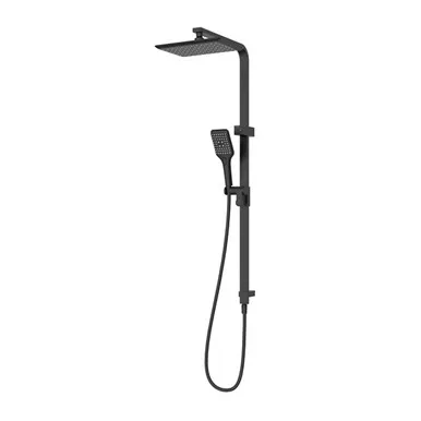 Sigma Dual Shower | Made From PVC/Brass/ABS In Black By Raymor
