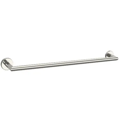 Boston II Towel Rail Single 650mm | Made From Brass In Brushed Nickel By Raymor