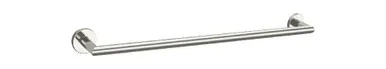Boston II Towel Rail Single 850mm | Made From Brass In Brushed Nickel By Raymor