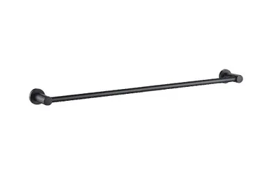Projix Single Towel Rail 930mm | Made From Stainless Steel/Zinc In Black By Raymor