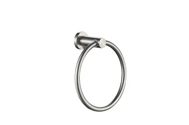 Projix Hand Towel Ring | Made From Stainless Steel/Zinc In Brushed Nickel By Raymor