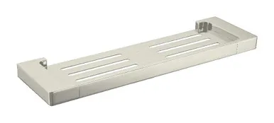 Edge II Shelf 426mm | Made From Brass In Brushed Nickel By Raymor