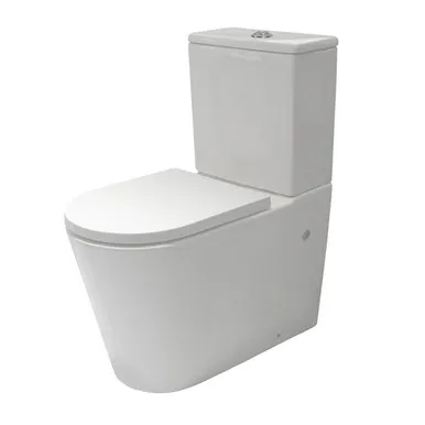 Suite Edge II Back-To-Wall Comfort Height Rimless Standard Seat 4Star | Made From Vitreous China In White By Raymor