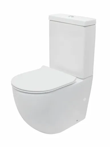 Winton Back To Wall Toilet Suite Slim Seat In White By Raymor
