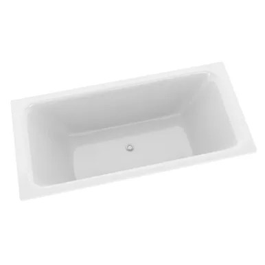 Winton Island Bath 1700mm Centre Waste | Made From Acrylic In White By Raymor