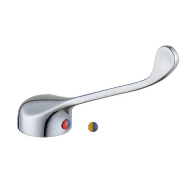 Surgeon Lever Mixer Handle 40mm Cartridge (28Deg) | Made From Zinc In Chrome Finish By Raymor
