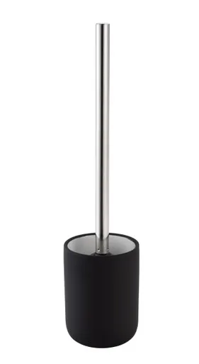 Ashgrove Toilet Brush & Holder | Made From Ceramic In Black By Raymor