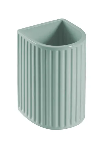 Mosman Tumbler Arch Ribbed | Made From Ceramic In Green By Raymor