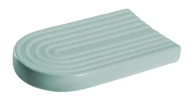 Mosman Soap Dish Ceramic In Green By Raymor