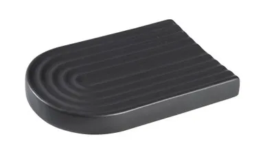 Mosman Soap Dish Ceramic In Black By Raymor