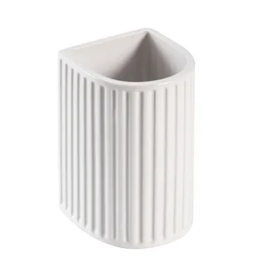 Mosman Tumbler Arch Ribbed | Made From Ceramic In White By Raymor