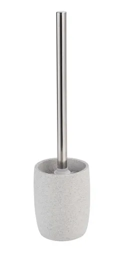 Ascot Toilet Brush & Holder Light In Grey By Raymor