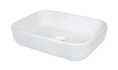 Sigma Counter Top Basin 450mm X 320mm | Made From Vitreous China In White By Raymor