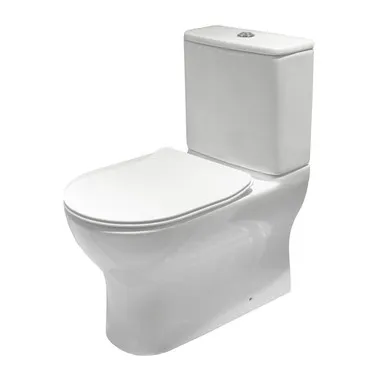 Alpha Back-To-Wall Rimless Suite With Slim Seat 4Star | Made From Vitreous China In White By Raymor