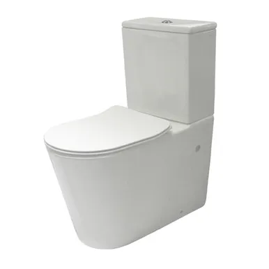 Suite Edge II Back-To-Wall Comfort Height Rimless Slim Seat 4Star | Made From Vitreous China In White By Raymor