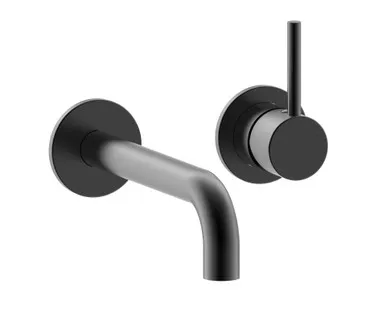 Projix Flip Basin/Bath Mixer With 200mm Spout 4Star | Made From Zinc/Alloy/Brass In Black By Raymor