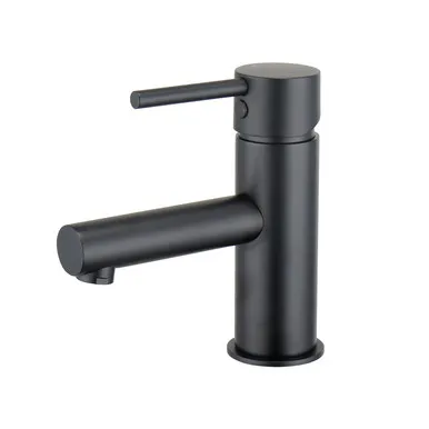 Projix Mk2 Hob Fixed Pin Lever Basin Mixer 5Star | Made From Zinc/Alloy/Brass In Black By Raymor