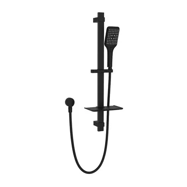 Sigma Rail Shower 3 Function | Made From PVC/Brass/ABS In Black By Raymor
