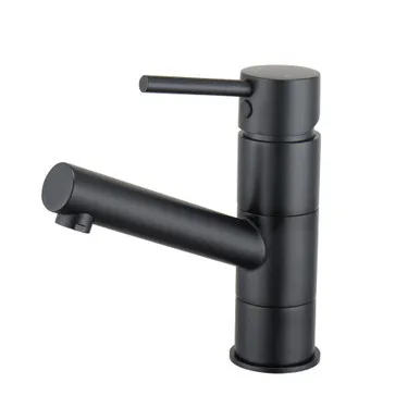 Projix Mk2 Hob Swivel Pin Lever Basin Mixer 4Star | Made From Zinc/Alloy/Brass In Black By Raymor