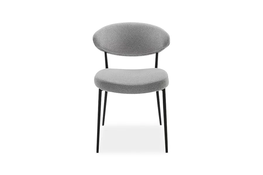 Ashton Modern Dining Chair, Light Grey, by Lounge Lovers