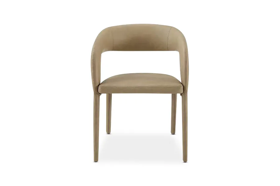 Helena Modern Dining Chair, Tan, by Lounge Lovers