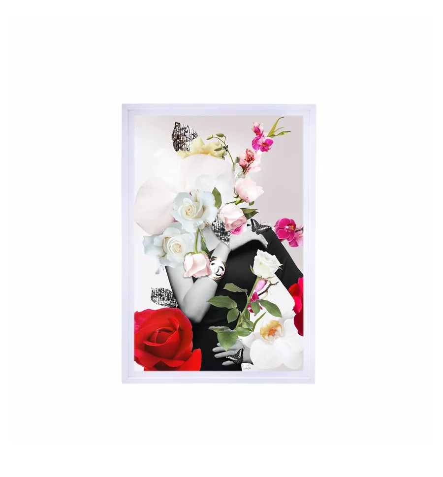 Mystery Woman Framed Wall Art 90cm x 60cm
