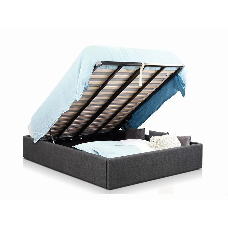 Milton Lift Storage Bed Flush Charcoal