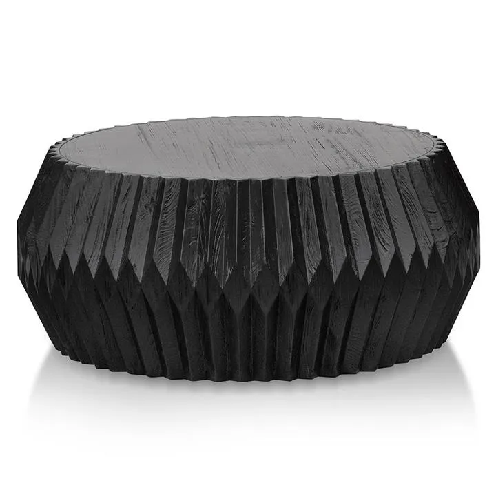 Vickie Wooden Coffee Table - Brushed Black by Interior Secrets - AfterPay Available